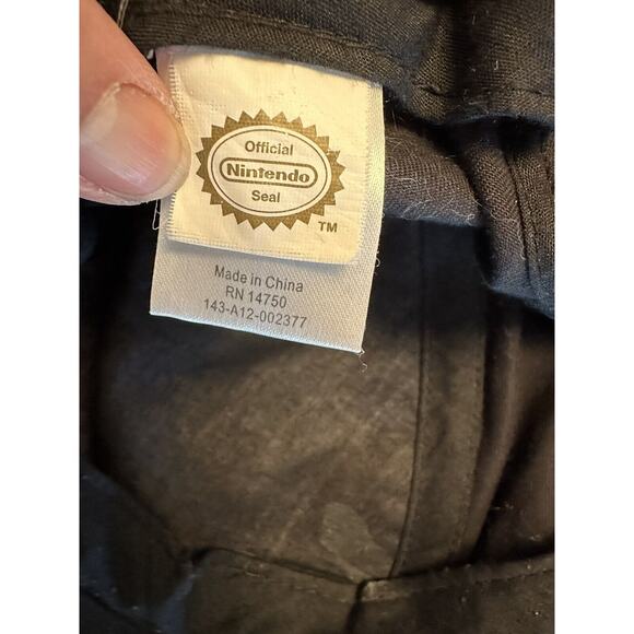 Men's Black and Red WII Mario Kart Adjustable Cap Hat - Picture 6 of 7